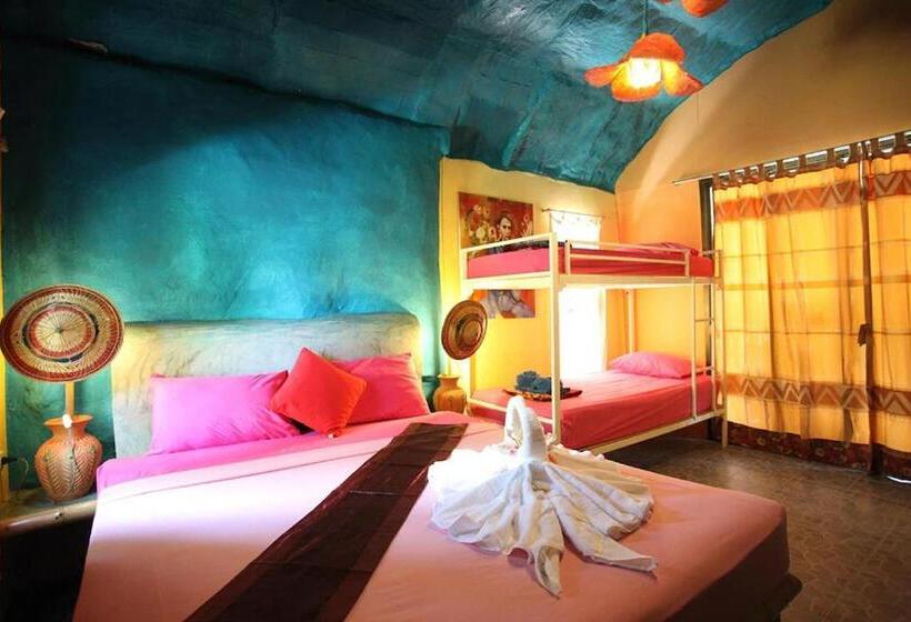 패밀리 룸 가든 전망, Chaba Bungalows