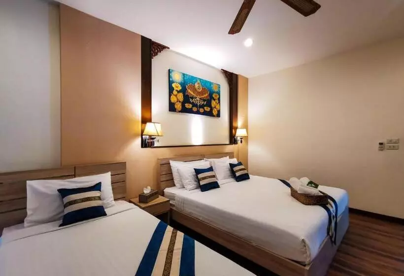 Deluxe Kolmen Hengen Huone, Qg Resort