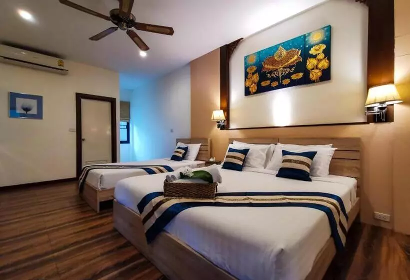 Deluxe Kolmen Hengen Huone, Qg Resort