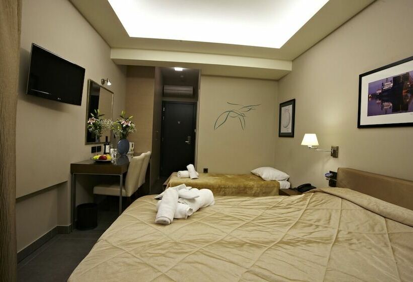 חדר סופריור לשלושה עם נוף לים, Harmony Rooms Nafplio