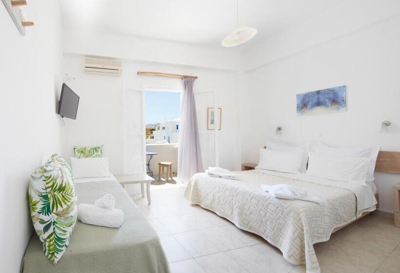 חדר סטנדרט לשלושה עם נוף לגינה, Londos