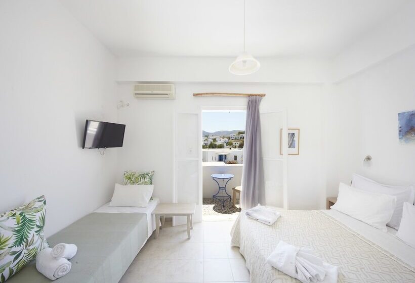 חדר סטנדרט לשלושה עם נוף לגינה, Londos