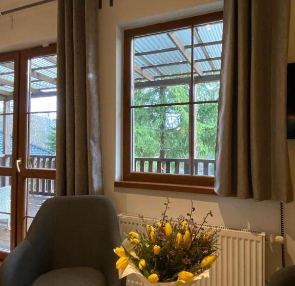 דירת חדר נוף לגינה, Resort Lesní Lázně