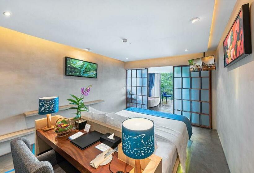 带泳池景观的优质房间, Sakmut Boutique