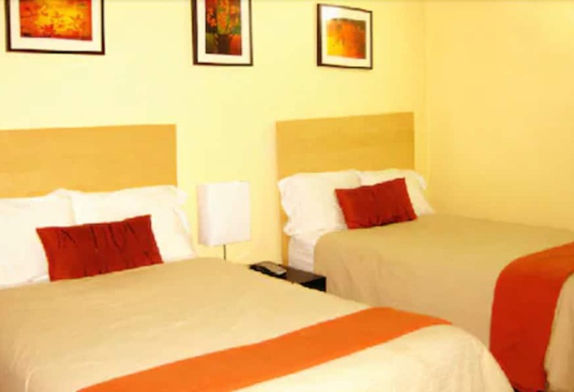 חדר סטנדרט שתי מיטות זוגיות, City Center Hotel Los Angeles