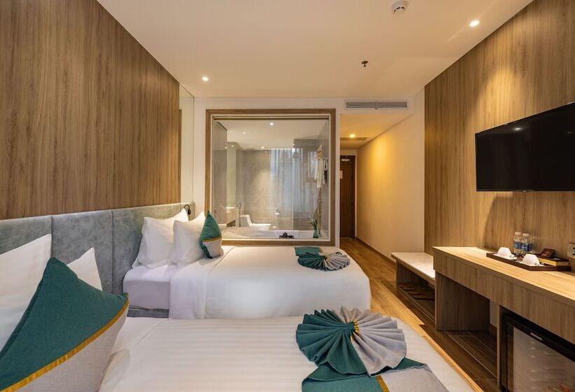اتاق لوکس با چشمانداز دریا, Cicilia Hotels & Spa Danang Powered By Aston