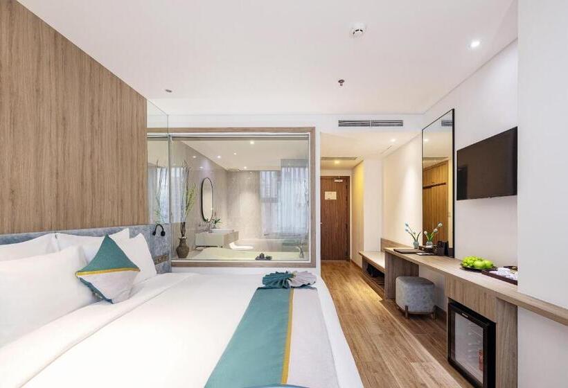 اتاق لوکس با چشمانداز دریا, Cicilia Hotels & Spa Danang Powered By Aston
