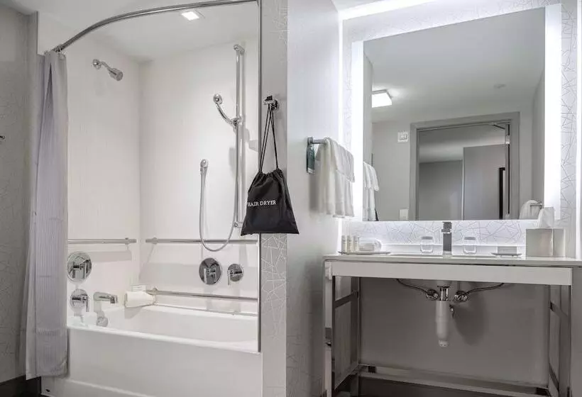 身障者適用スイートルーム, Homewood Suites By Hilton Boston Logan Airport Chelsea