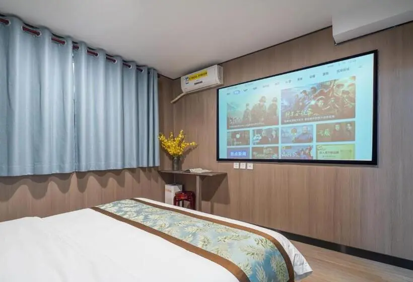 Deluxe-huone, East Sacred Hotel ᴸᴱo   Foreign Accept   Two Minutes Walk To Subway 丨tourism Service English Speakin