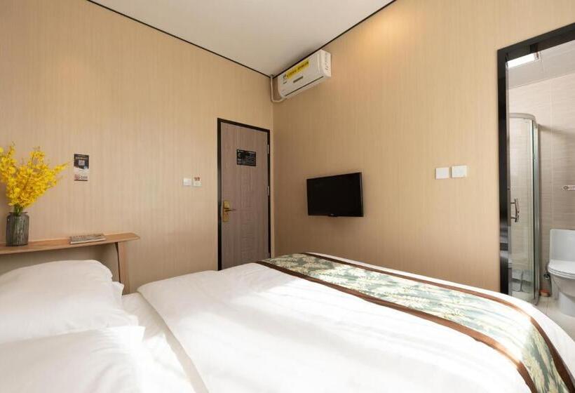 이코노미 룸, East Sacred Hotel ᴸᴱo   Foreign Accept   Two Minutes Walk To Subway 丨tourism Service English Speakin