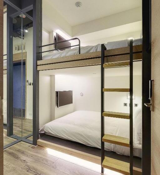 اتاق استاندارد با سرویس بهداشتی مشترک, Taiwan Youth Hostel & Capsule