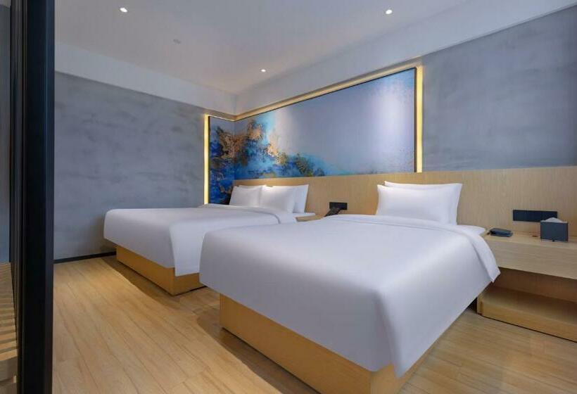 غرفة ديلوكس عائلية, Tuke China Hotel Wenzhou South Bus Terminal