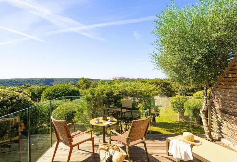 חדר דלוקס עם נוף, Hôtel & Spa Version Maquis Citadelle