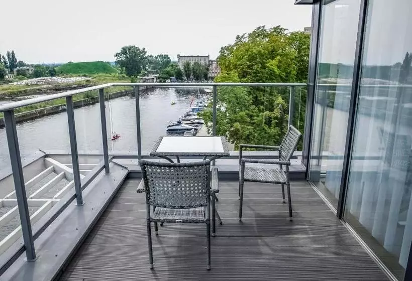 آپارتمان 1 خوابه با تراس, Almond Business & Spa By Grano Gdańsk