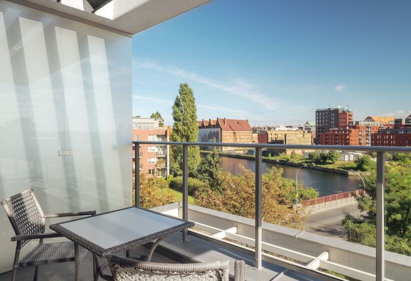 شقة غرفة واحدة مزودة بتراس, Almond Business & Spa By Grano Gdańsk