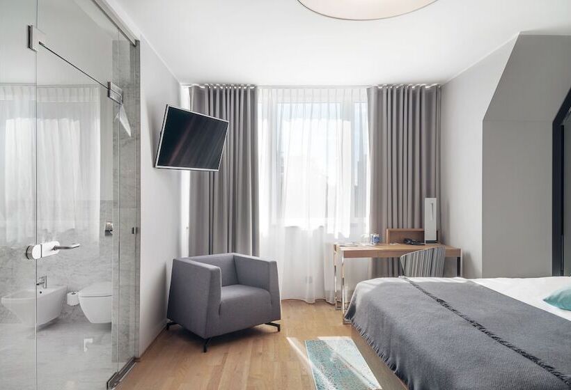 شقة غرفة واحدة مزودة بتراس, Almond Business & Spa By Grano Gdańsk