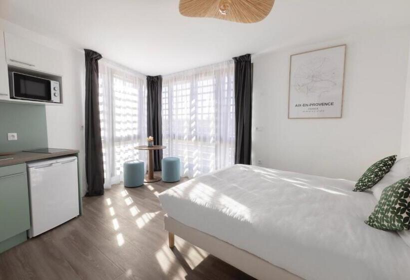 스탠다드 싱글 룸, The Originals Résidence Aix Schuman