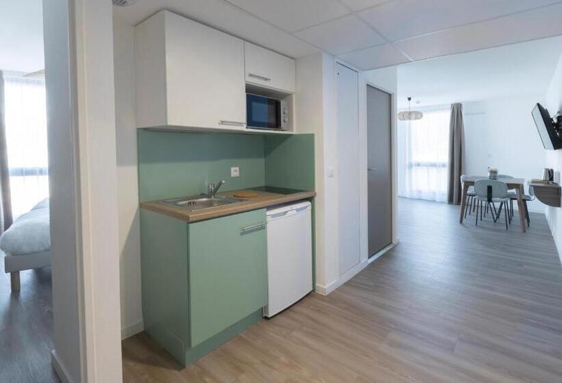 침실 1개 아파트, The Originals Résidence Aix Schuman