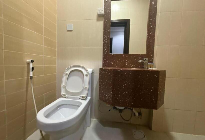 סטודיו סטנדרט, מיטה זוגית, أجنحه البيداء للشقق المخدومه البخاري