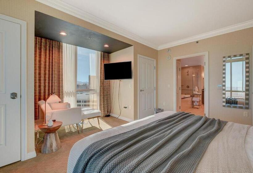 발코니가 있는 스위트, Luxurious 1 Bd/2bth Premium Suite Mgm Signature W/balcony