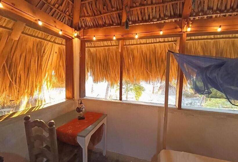 اتاق استاندارد با 2 تخت دوبل, Cabañas Y Camping Punta Sur Mazunte