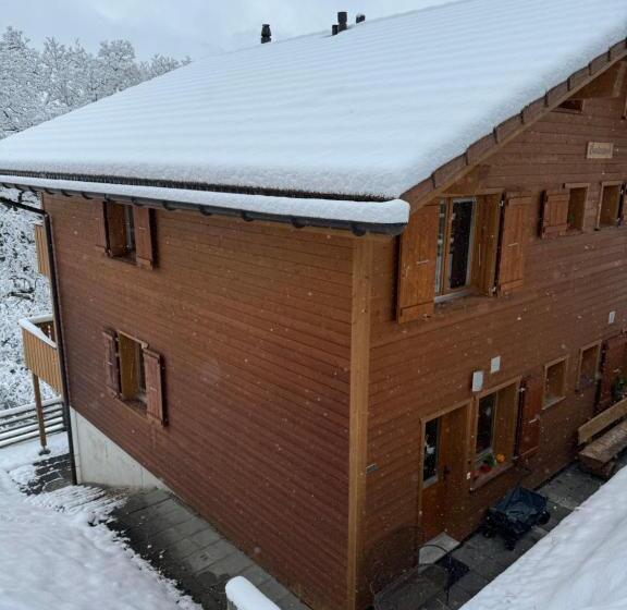 اتاق استاندارد با چشم‌انداز کوهستان, Hop In Nest Cozy Bed&breakfast In Wengen
