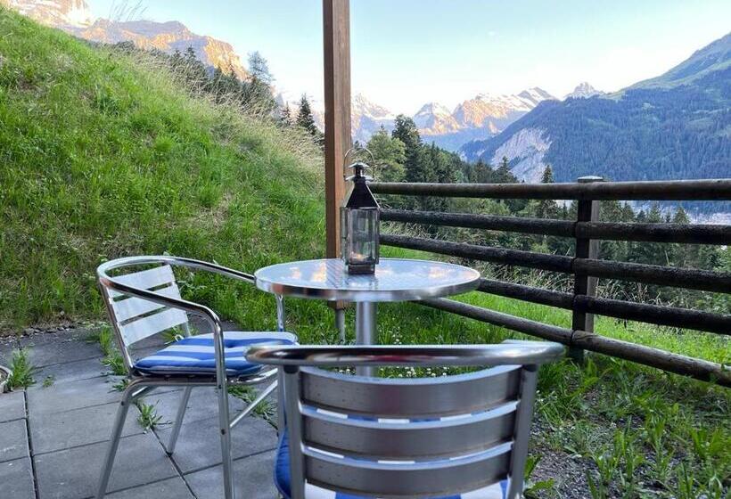 标准间带山景, Hop In Nest Cozy Bed&breakfast In Wengen
