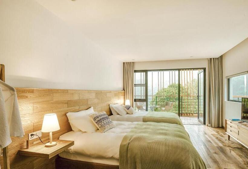 غرفة قياسية مطلة على الجبل, Moganshan Spring Mountain View B&b