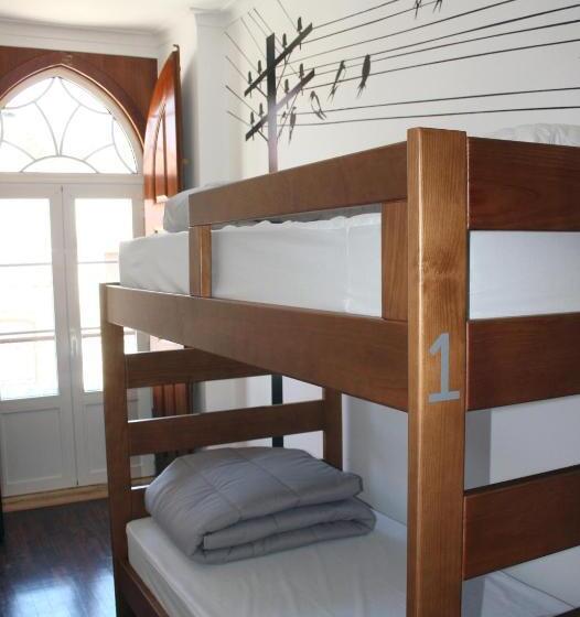 标准间带双层床, Hostel 2300 Thomar