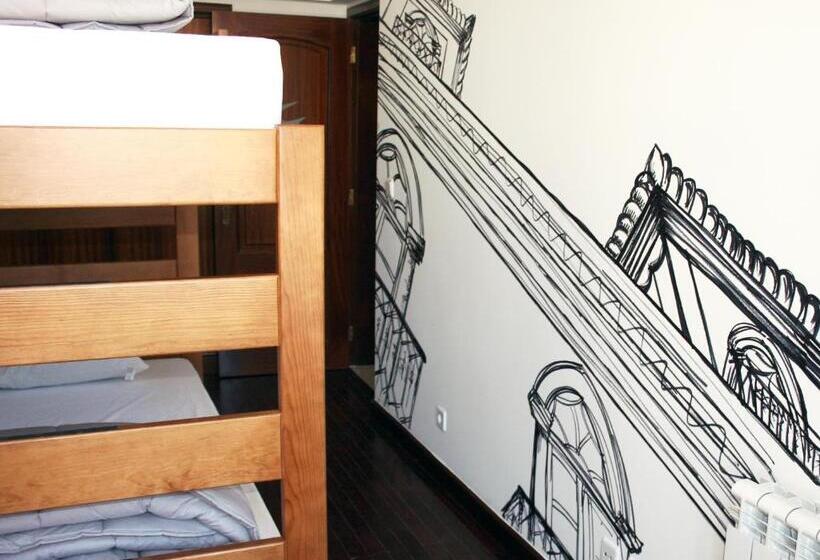 标准间带双层床, Hostel 2300 Thomar