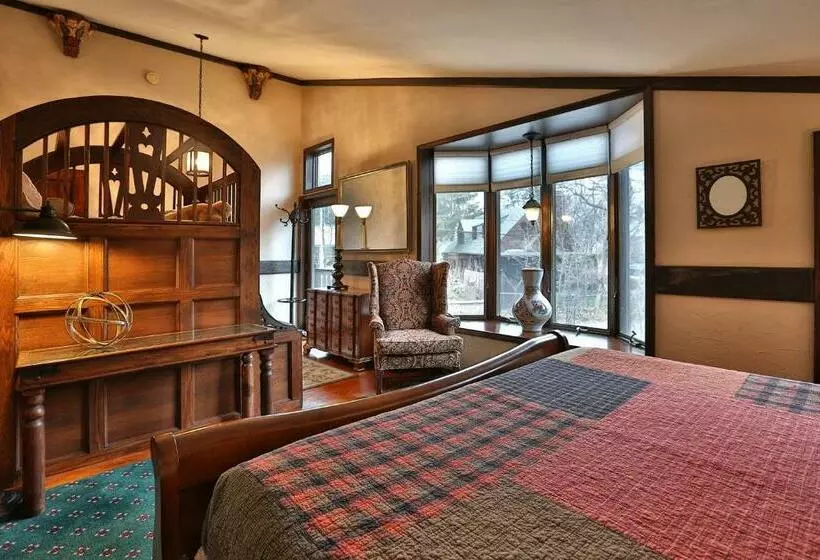 キングサイズベッドのスタンダードルーム, Stone Chalet Bed & Breakfast Inn