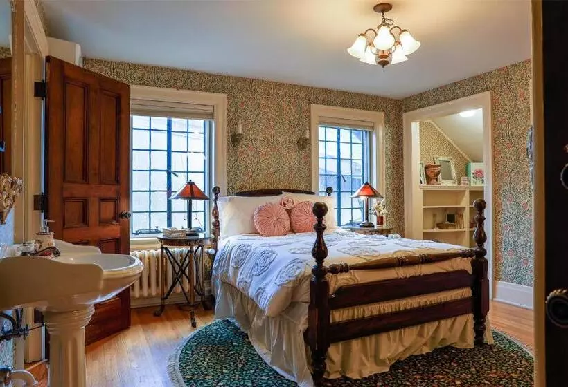 ダブルベッドスタンダードルーム, Stone Chalet Bed & Breakfast Inn