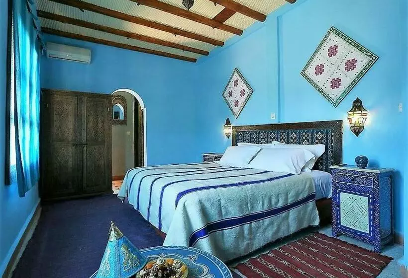 バルコニー付きデラックスルーム, Riad Vallée Verte Asni