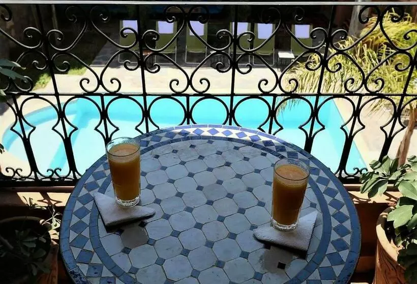 バルコニー付きデラックスルーム, Riad Vallée Verte Asni
