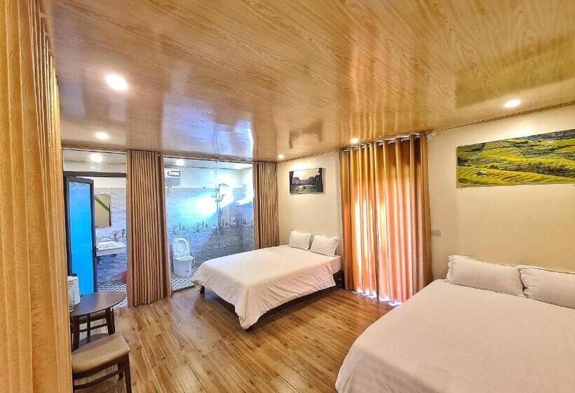 اتاق استاندارد چهار تخته, Trang An Four Seasons Bungalow