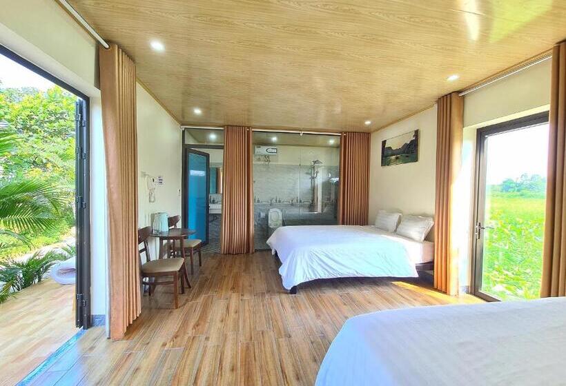 اتاق استاندارد چهار تخته, Trang An Four Seasons Bungalow