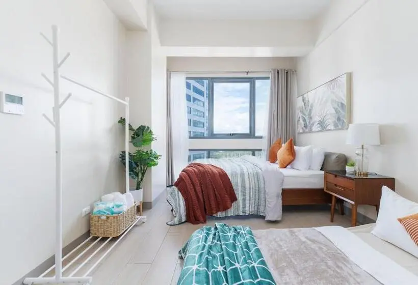1ベッドルームのデラックスアパートメント, Omp T1 6h, Free Beach & Pool Access, Near Airport, Fast Wifi, Netflix