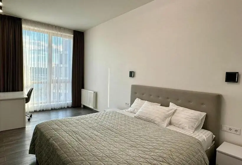 آپارتمان 1 خوابه با بالکن, Best Style Apartments
