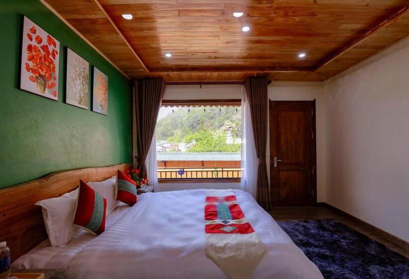 اتاق استاندارد با تراس, Homestay Sapa   Thutran