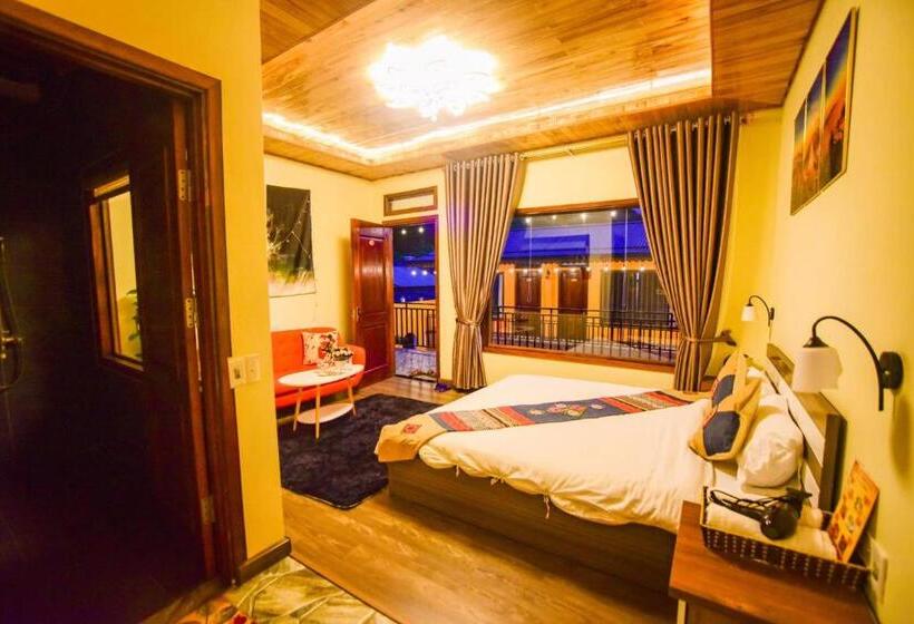 اتاق استاندارد با تراس, Homestay Sapa   Thutran