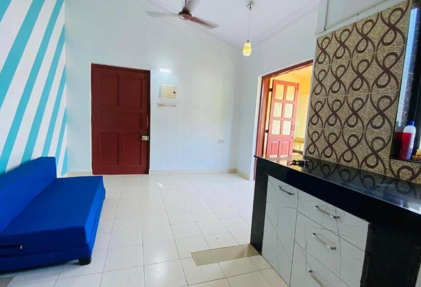 شقة غرفة نوم واحدة مزودة بشُرفة, Holidays Beach Apartments Goa