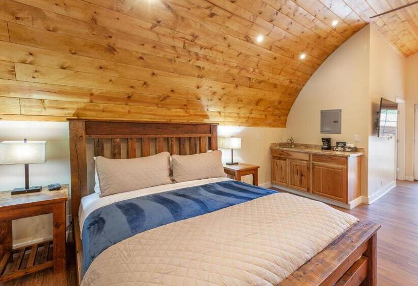 חדר דחוקס עם מיטת קינג, Tahquitz Pines Retreat