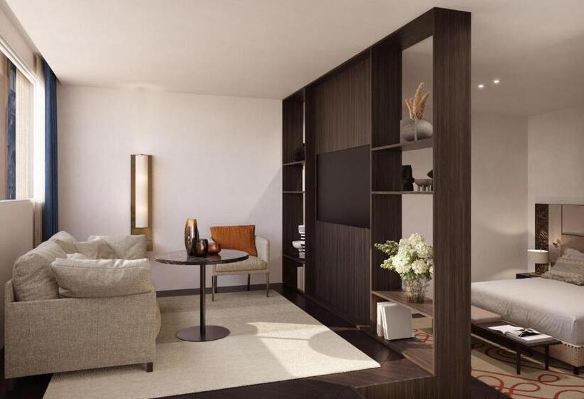 מיטת קינג בסוויטה, Dorothea Hotel, Budapest, Autograph Collection