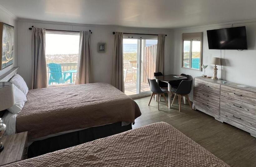 غرفة قياسية مطلّة علي البحر مزوَّدة بشُرفة, Sea Vista Motel