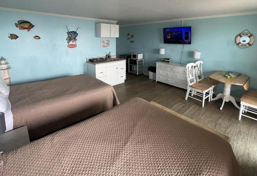 غرفة ديلوكس مطلّة علي البحر مزوَّدة بشُرفة, Sea Vista Motel