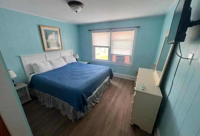 Huoneisto 1 Makuuhuone Puutarhanäkymä, Sea Vista Motel