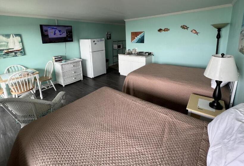 غرفة ديلوكس مطلّة علي البحر مزوَّدة بشُرفة, Sea Vista Motel