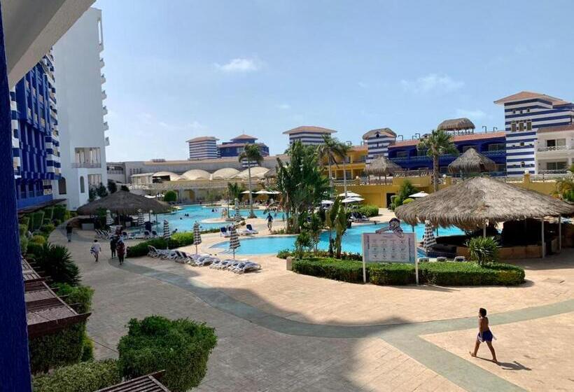 آپارتمان 1 خوابه با چشم‌انداز استخر, بورتو مارينا شقق فندقية