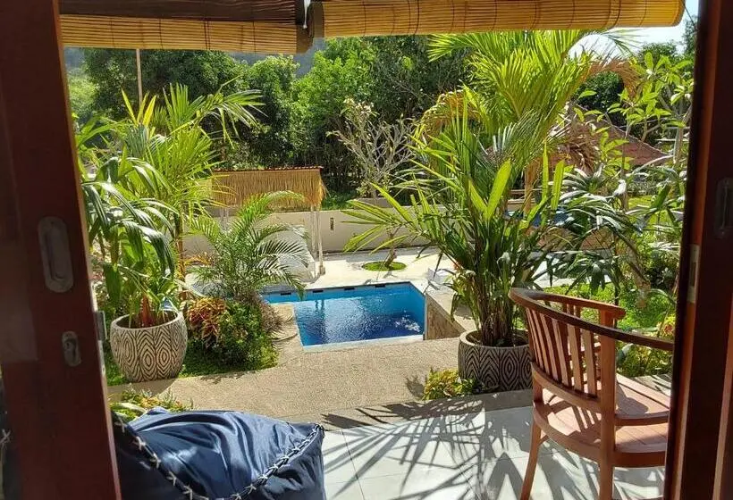 Huoneisto 1 Makuuhuone Terassi, Okaoki Homestay