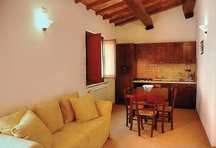 آپارتمان 1 خوابه با چشم‌انداز باغ, Agriturismo L Elce